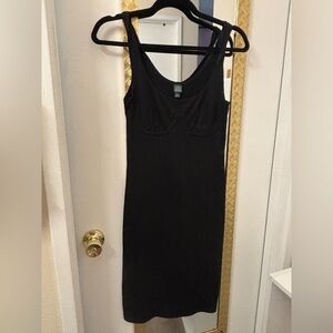 Wild Fable Ribbed Black Tank Top